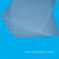 Бел пластичен ПВЦ лист со дебелина од 2 мм